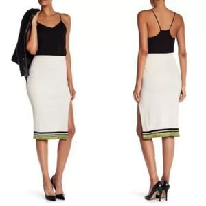 Rag & Bone Silver Birch Sheridan Skirt Ivory Size Small New